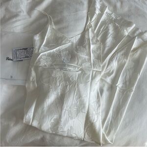 NWT Realisation Par white silk Elvira dress, small. Perfect for brides